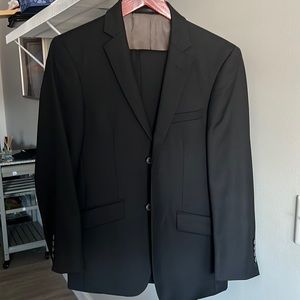 New men black slim fit suit from combatant gentlemen